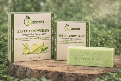 Zesty Lemongrass Soap (Goat Milk Soap)